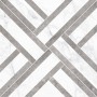 Patterned --and-- Statement Black/Dark Grey Medium Format 260x410 - 595x595 Porcelain for Wall/Floor; Finish - Natural